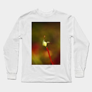 Rose Bud Rich Stem Long Sleeve T-Shirt